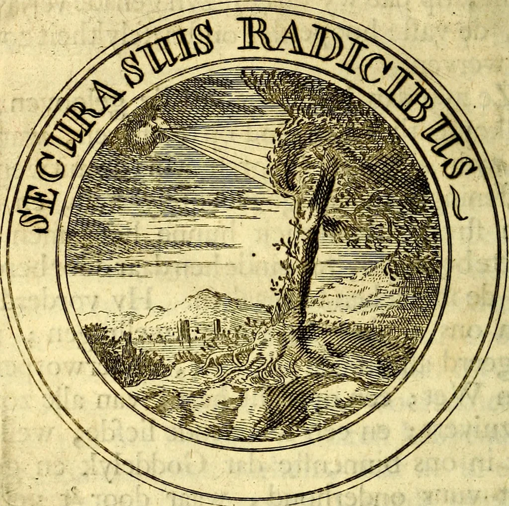 An illustration from Zederyke zinnebeelden, vertoont in konstplaten, door kragtige redeneeringen en maat-digt ten nutte van het menschelyke leven toegepast, 1713, leaf 23
