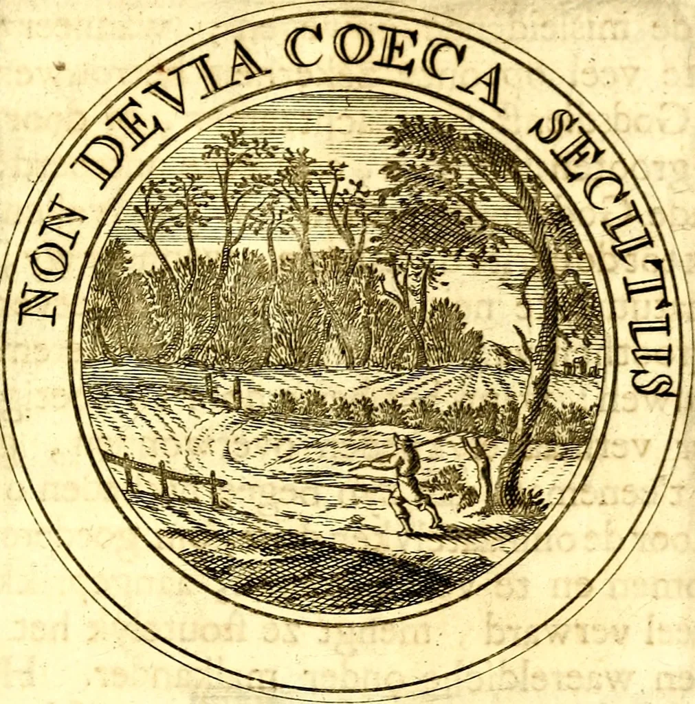 An illustration from Zederyke zinnebeelden, vertoont in konstplaten, door kragtige redeneeringen en maat-digt ten nutte van het menschelyke leven toegepast, 1713, leaf 252