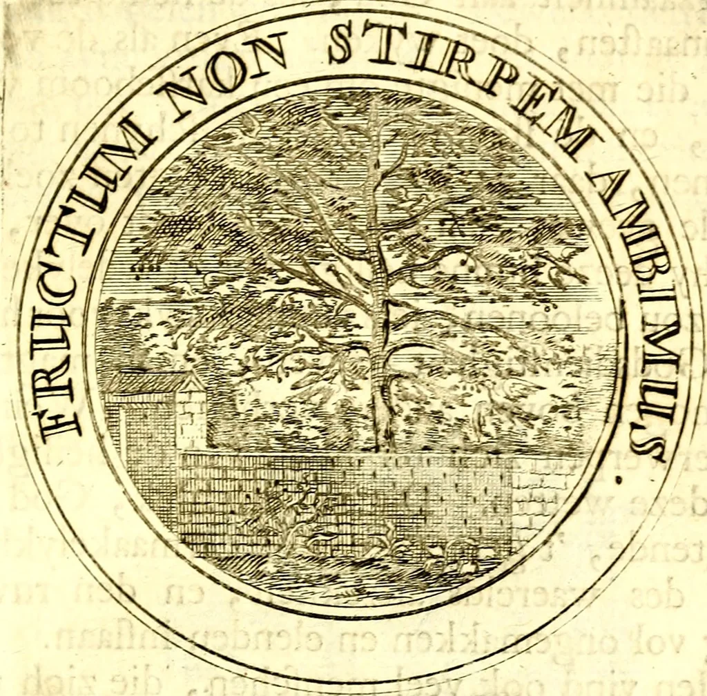An illustration from Zederyke zinnebeelden, vertoont in konstplaten, door kragtige redeneeringen en maat-digt ten nutte van het menschelyke leven toegepast, 1713, leaf 260