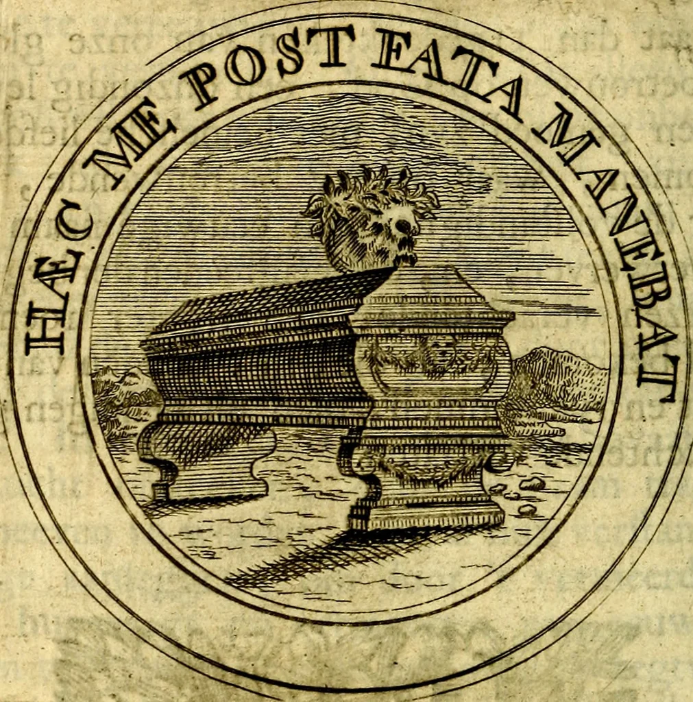 An illustration from Zederyke zinnebeelden, vertoont in konstplaten, door kragtige redeneeringen en maat-digt ten nutte van het menschelyke leven toegepast, 1713, leaf 287