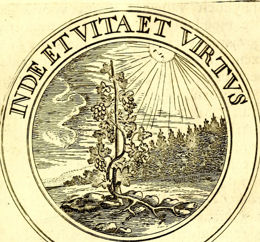 An illustration from Zederyke zinnebeelden, vertoont in konstplaten, door kragtige redeneeringen en maat-digt ten nutte van het menschelyke leven toegepast, 1713, leaf 30