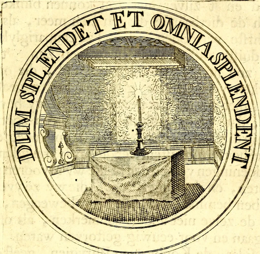 An illustration from Zederyke zinnebeelden, vertoont in konstplaten, door kragtige redeneeringen en maat-digt ten nutte van het menschelyke leven toegepast, 1713, leaf 38