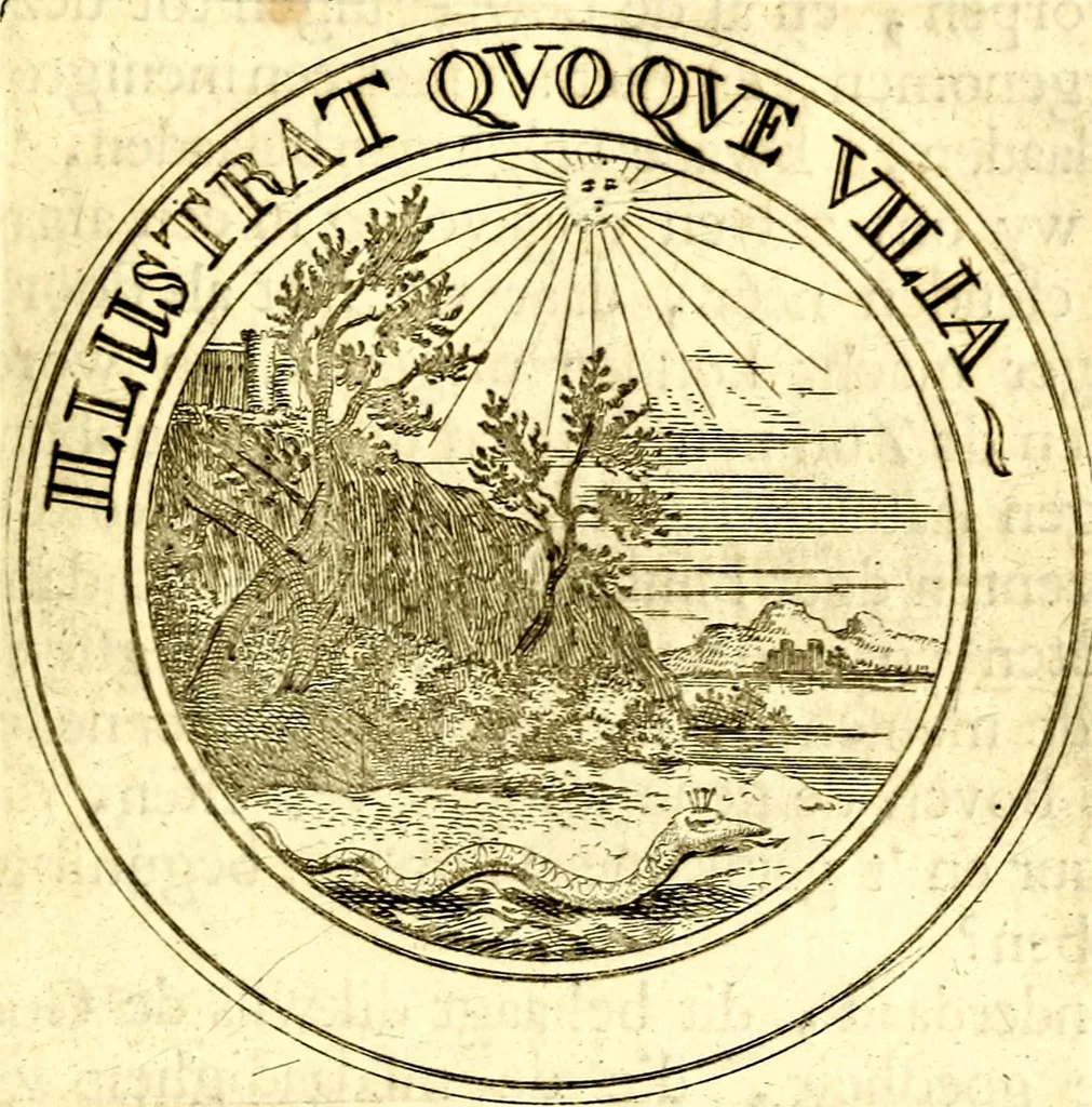 An illustration from Zederyke zinnebeelden, vertoont in konstplaten, door kragtige redeneeringen en maat-digt ten nutte van het menschelyke leven toegepast, 1713, leaf 40