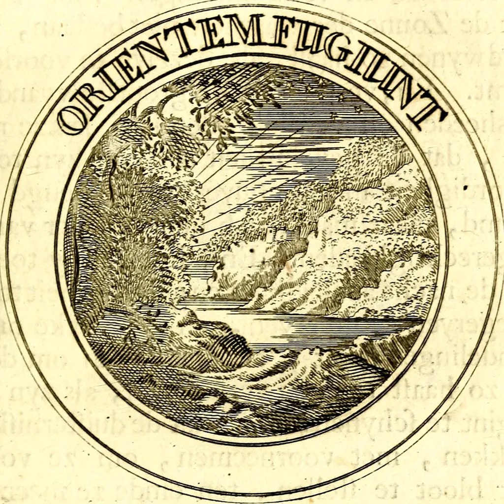 An illustration from Zederyke zinnebeelden, vertoont in konstplaten, door kragtige redeneeringen en maat-digt ten nutte van het menschelyke leven toegepast, 1713, leaf 48