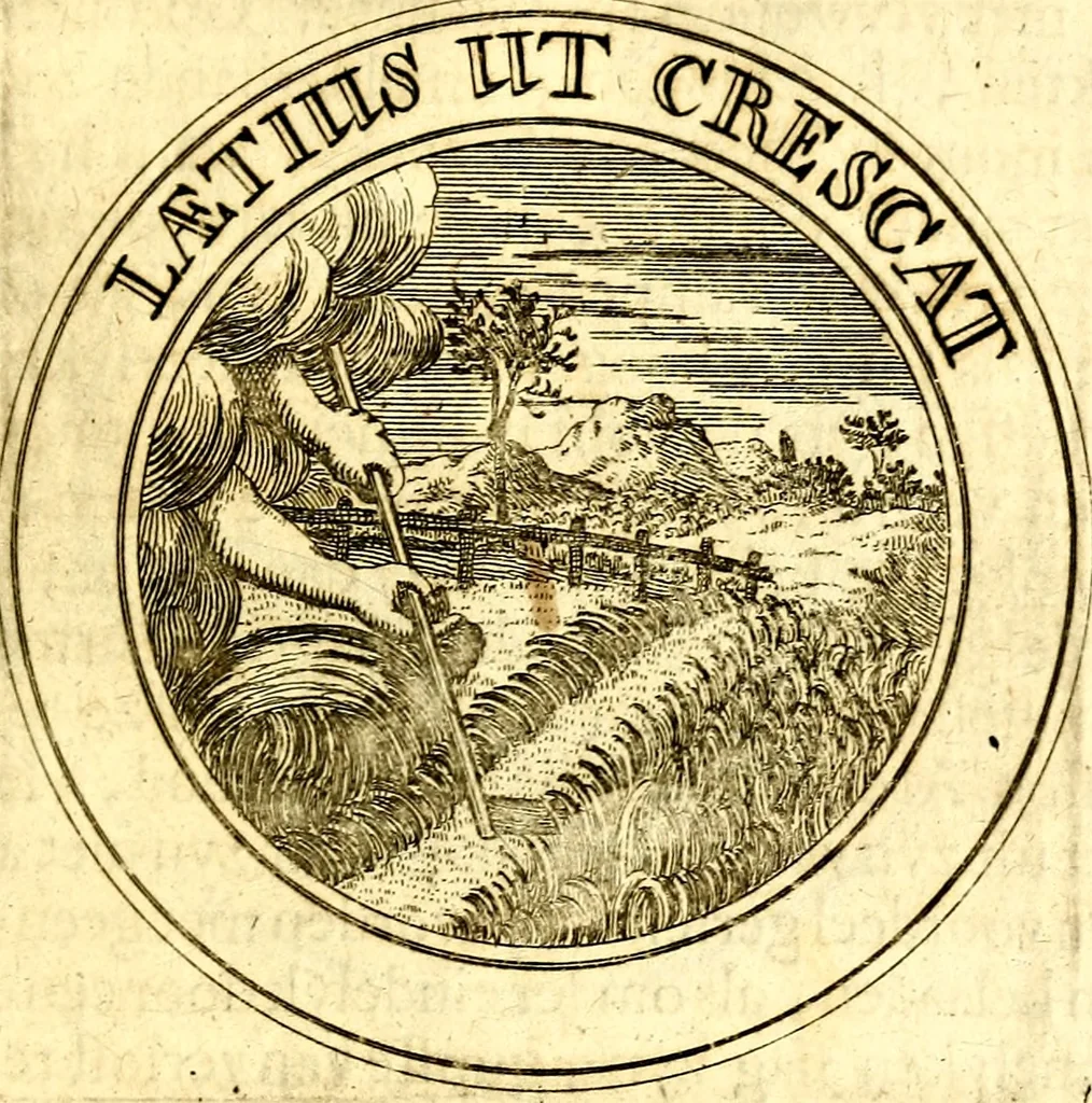 An illustration from Zederyke zinnebeelden, vertoont in konstplaten, door kragtige redeneeringen en maat-digt ten nutte van het menschelyke leven toegepast, 1713, leaf 70