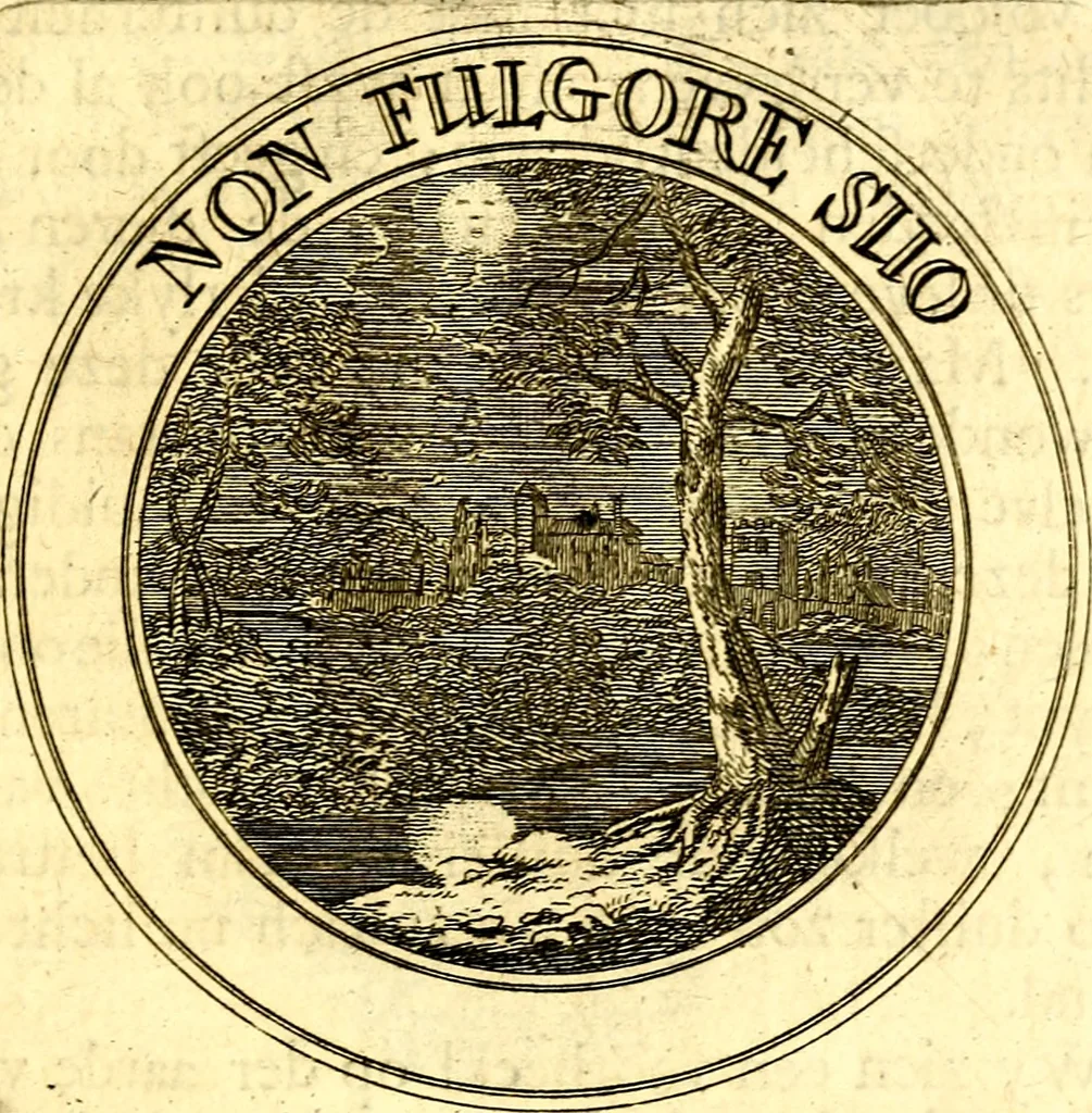 An illustration from Zederyke zinnebeelden, vertoont in konstplaten, door kragtige redeneeringen en maat-digt ten nutte van het menschelyke leven toegepast, 1713, leaf 86