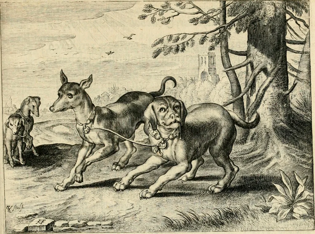 An illustration from Zeeusche nachtegael, ende, Des selfs dryderley gesang : geheel anders inder waerheyt verthoont, als de selve voor desen by sommighe uyt enckel mis-verstant verkeerdelijk is gheoordeelt, 1623, leaf 136