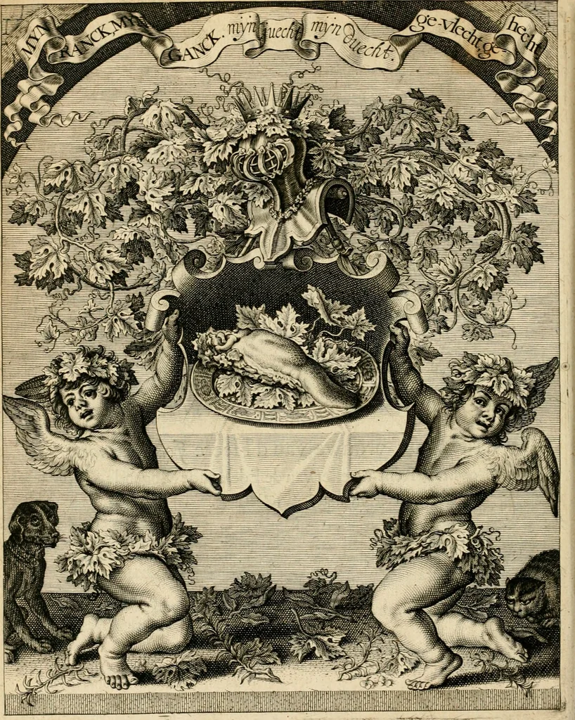 An illustration from Zeeusche nachtegael, ende, Des selfs dryderley gesang : geheel anders inder waerheyt verthoont, als de selve voor desen by sommighe uyt enckel mis-verstant verkeerdelijk is gheoordeelt, 1623, leaf 15
