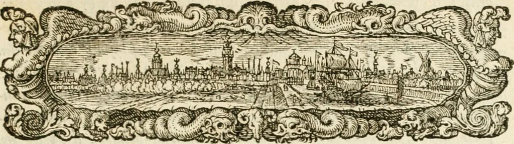 An illustration from Zeeusche nachtegael, ende, Des selfs dryderley gesang : geheel anders inder waerheyt verthoont, als de selve voor desen by sommighe uyt enckel mis-verstant verkeerdelijk is gheoordeelt, 1623, leaf 236