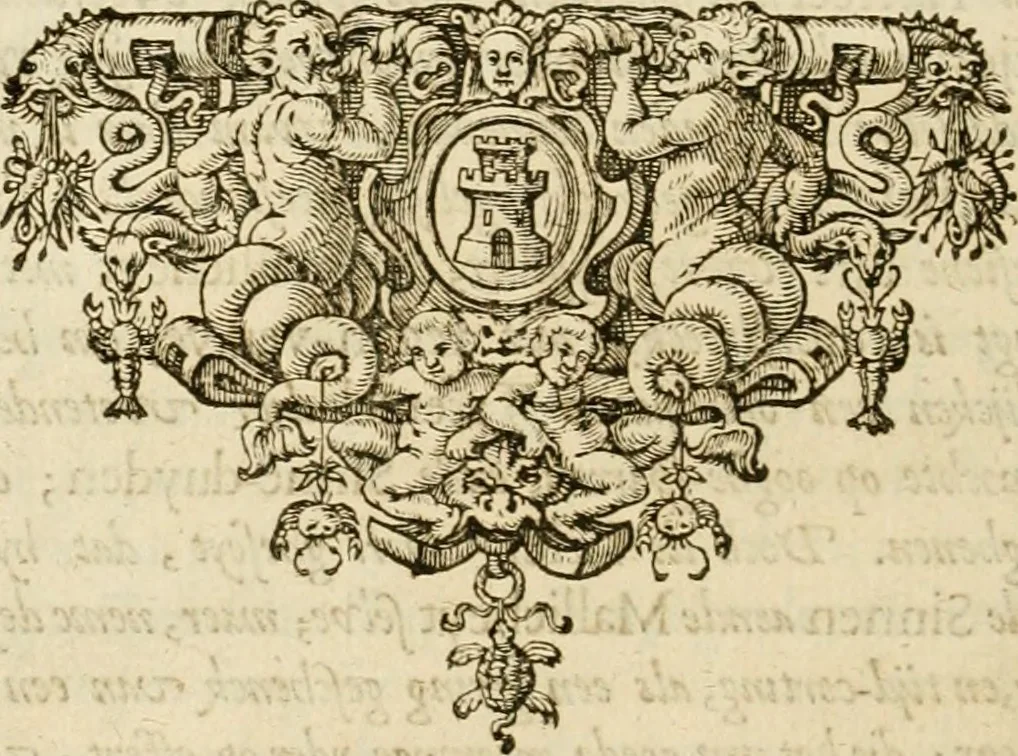 An illustration from Zeeusche nachtegael, ende, Des selfs dryderley gesang : geheel anders inder waerheyt verthoont, als de selve voor desen by sommighe uyt enckel mis-verstant verkeerdelijk is gheoordeelt, 1623, leaf 241