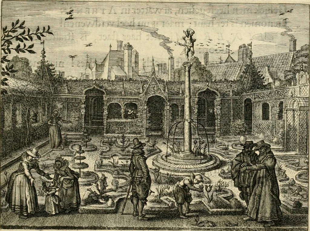 An illustration from Zeeusche nachtegael, ende, Des selfs dryderley gesang : geheel anders inder waerheyt verthoont, als de selve voor desen by sommighe uyt enckel mis-verstant verkeerdelijk is gheoordeelt, 1623, leaf 242