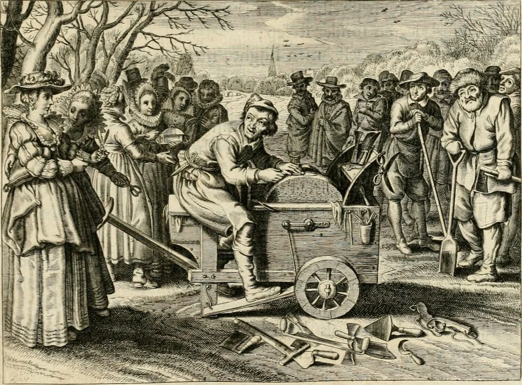 An illustration from Zeeusche nachtegael, ende, Des selfs dryderley gesang : geheel anders inder waerheyt verthoont, als de selve voor desen by sommighe uyt enckel mis-verstant verkeerdelijk is gheoordeelt, 1623, leaf 306