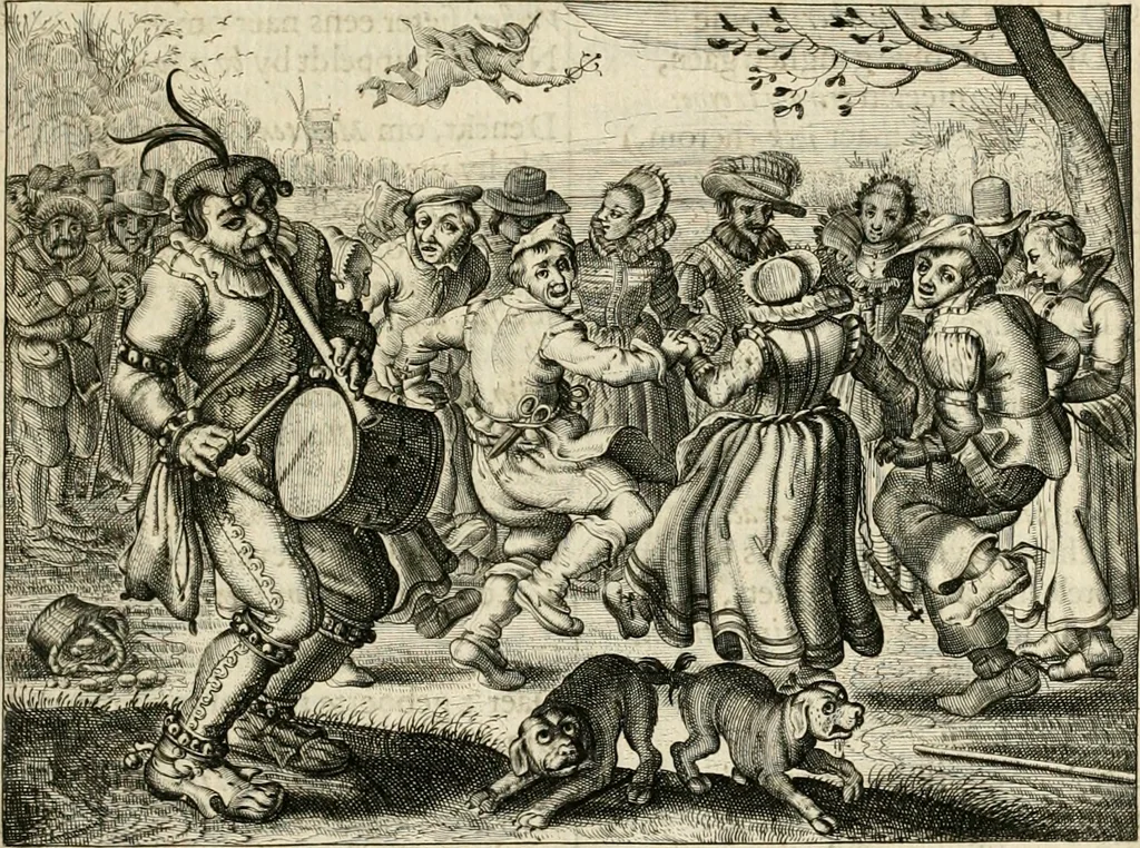 An illustration from Zeeusche nachtegael, ende, Des selfs dryderley gesang : geheel anders inder waerheyt verthoont, als de selve voor desen by sommighe uyt enckel mis-verstant verkeerdelijk is gheoordeelt, 1623, leaf 342