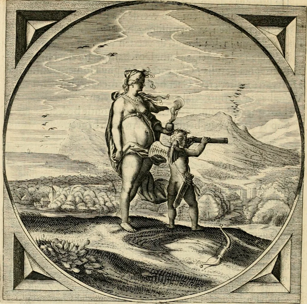 An illustration from Zeeusche nachtegael, ende, Des selfs dryderley gesang : geheel anders inder waerheyt verthoont, als de selve voor desen by sommighe uyt enckel mis-verstant verkeerdelijk is gheoordeelt, 1623, leaf 35