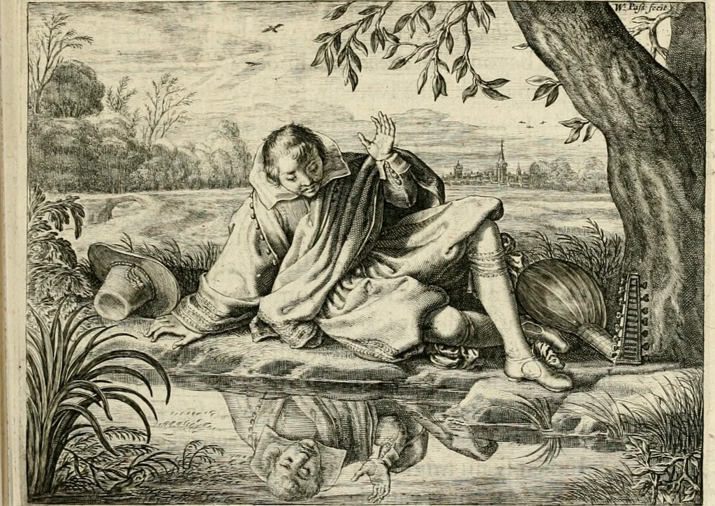 An illustration from Zeeusche nachtegael, ende, Des selfs dryderley gesang : geheel anders inder waerheyt verthoont, als de selve voor desen by sommighe uyt enckel mis-verstant verkeerdelijk is gheoordeelt, 1623, leaf 70