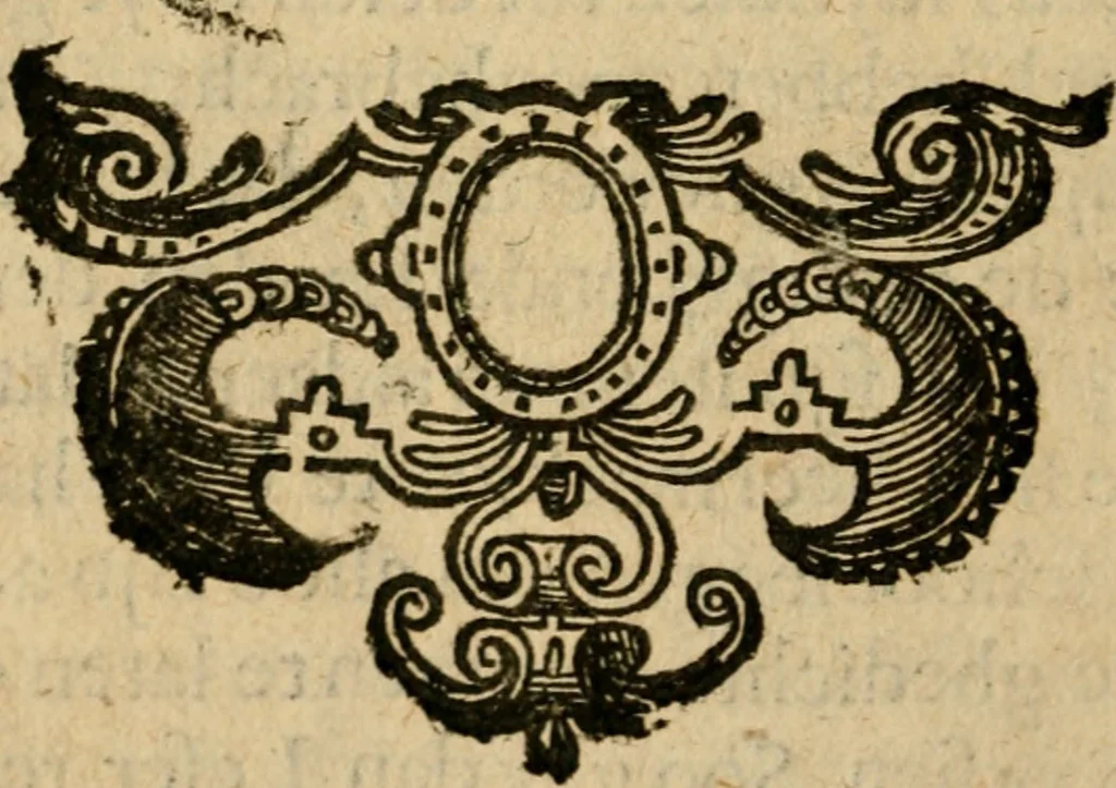 An illustration from Zeeusche nachtegael : ende des selfs driederley ghesang : geheel anders in der waerheydt verthoont, als de selve voor desen by sommige uyt enckel misverstant verkeerdelijck is gheoordeelt, 1633, leaf 11
