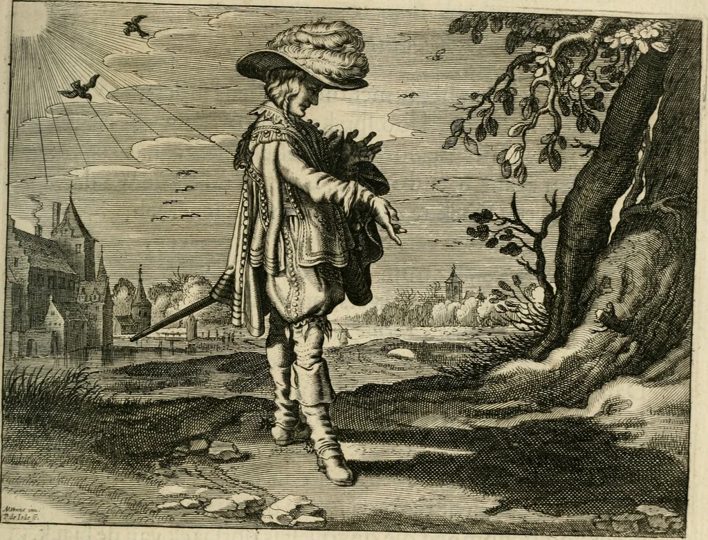 An illustration from Zeevsche nachtegael, ende des selfs dryderley gesang, ..., 1623, leaf 130