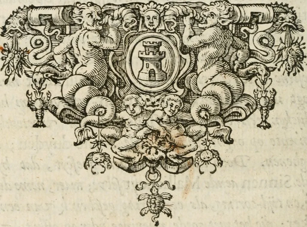 An illustration from Zeevsche nachtegael, ende des selfs dryderley gesang, ..., 1623, leaf 237