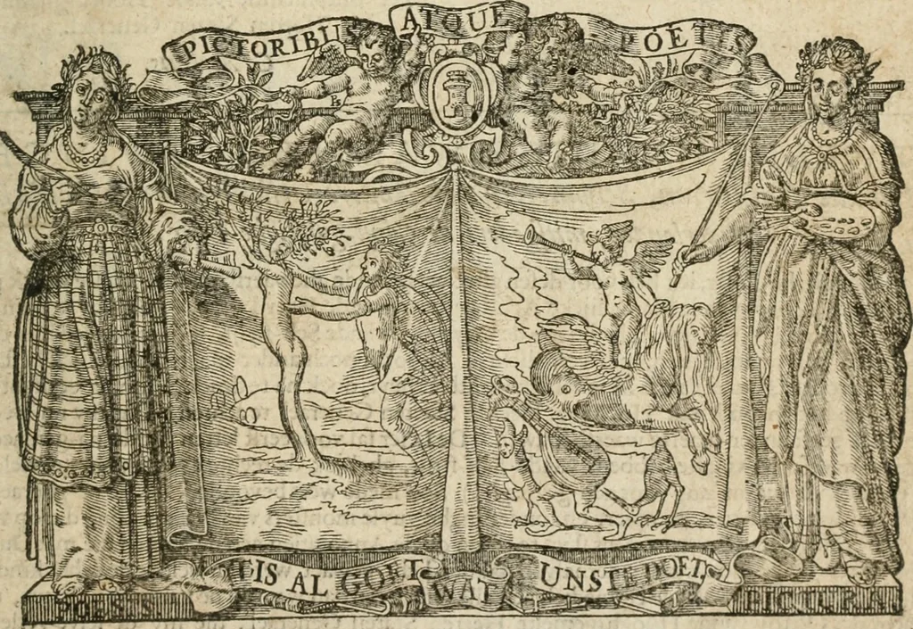 An illustration from Zeevsche nachtegael, ende des selfs dryderley gesang, ..., 1623, leaf 4