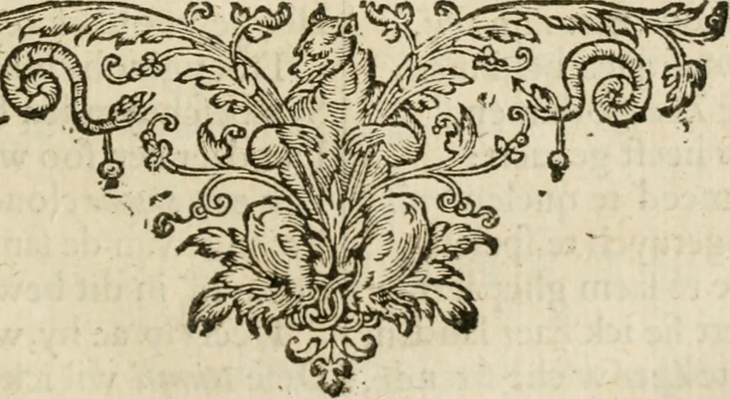 An illustration from Zeevsche nachtegael, ende des selfs dryderley gesang, ..., 1623, leaf 90