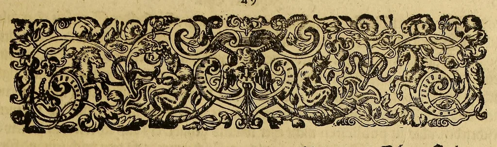 An illustration from Zehender Theil America. : Darinnen zubefinden: erstlich, zwo Schiffarten Herrn Americi Vesputii vnter König Ferdinando in Castilien vollbracht. Zum andern: ein gründlicher Bericht von dem jetzigen Zustand der Landschafft Virginien, wie nemlich der Friede mit den Indianern, vollnzogen, vnd den Englischen zum Schutz dess Lands allda etliche Stätt vnd Vestung erbawet worden. Beneben einer Heyrath dess Königs Powhatans in Virginien Tochter, mit einem vornemmen Englischen, durch Raphe Homar einen Secretarien in Virginien beschrieben, in Hochteutsch vbersetzt. Zum dritten: ein warhafftige Beschreibung dess newen Engellands, einer Landschafft in Nord-Indien, eines Theils in America, von Capitein Johann Schmiden, Rittern vnd Admiraln beschrieben, neben einem Discurs, wie er auff der andern Reyse von den Frantzosen gefangen, vnd widerumb Anno 1616. erlediger worden., 1618, leaf 57