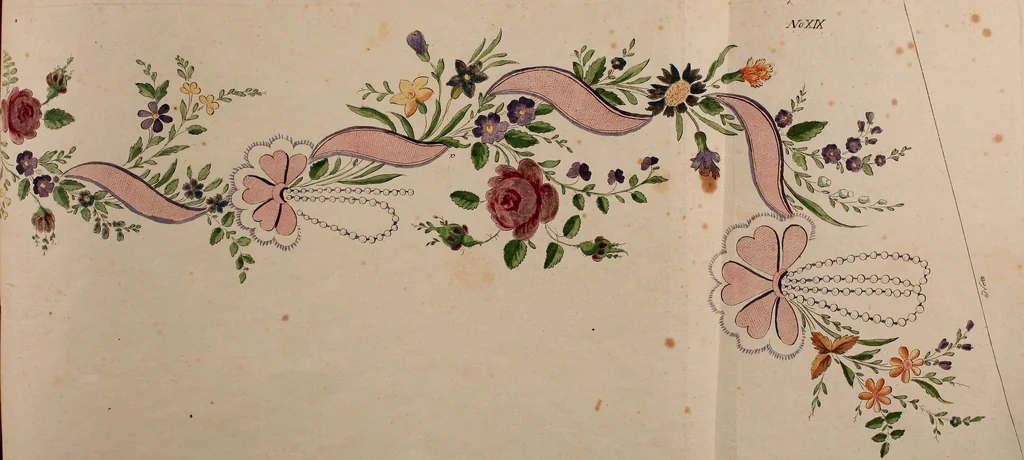 An illustration from Zeichen- Mahler- und Stickerbuch zur Selbstbelehrung für Damen, welche sich mit diesen Künsten beschäftigen, 1795, leaf 116