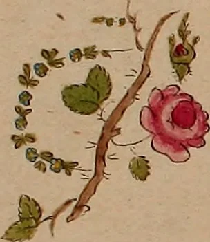 An illustration from Zeichen- Mahler- und Stickerbuch zur Selbstbelehrung für Damen, welche sich mit diesen Künsten beschäftigen, 1795, leaf 124