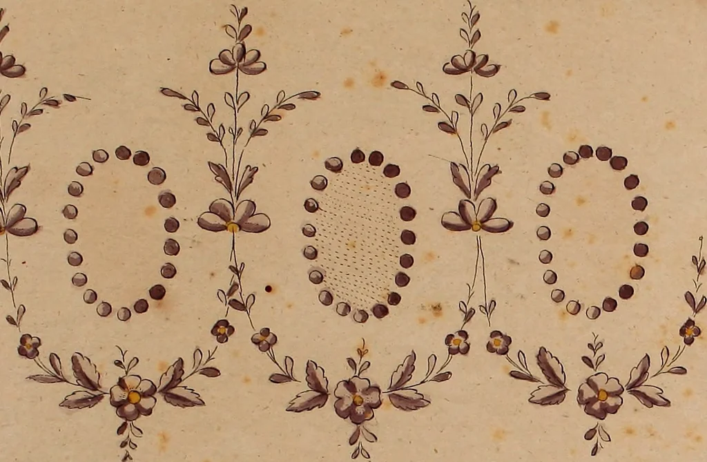 An illustration from Zeichen- Mahler- und Stickerbuch zur Selbstbelehrung für Damen, welche sich mit diesen Künsten beschäftigen, 1795, leaf 132
