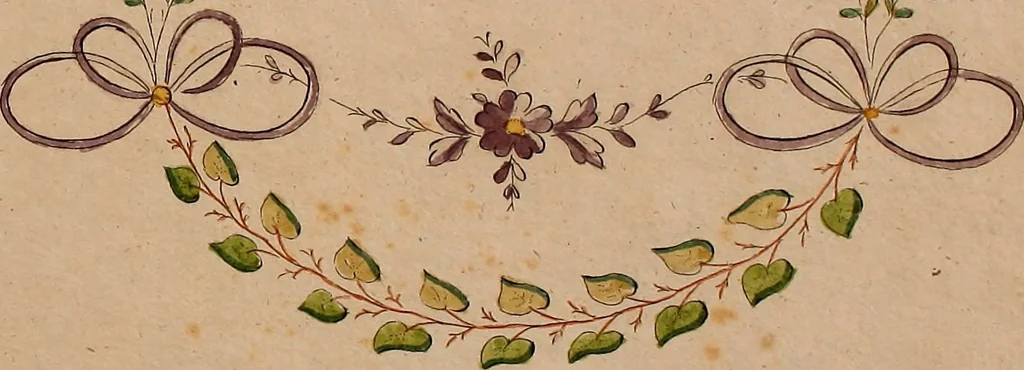 An illustration from Zeichen- Mahler- und Stickerbuch zur Selbstbelehrung für Damen, welche sich mit diesen Künsten beschäftigen, 1795, leaf 132