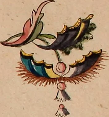 An illustration from Zeichen- Mahler- und Stickerbuch zur Selbstbelehrung für Damen, welche sich mit diesen Künsten beschäftigen, 1795, leaf 44