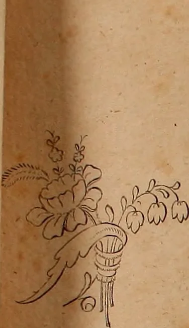 An illustration from Zeichen- Mahler- und Stickerbuch zur Selbstbelehrung für Damen, welche sich mit diesen Künsten beschäftigen, 1795, leaf 46