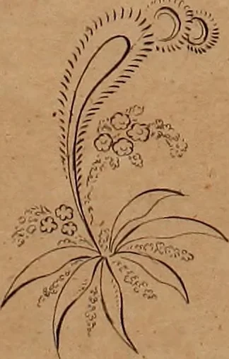 An illustration from Zeichen- Mahler- und Stickerbuch zur Selbstbelehrung für Damen, welche sich mit diesen Künsten beschäftigen, 1795, leaf 46