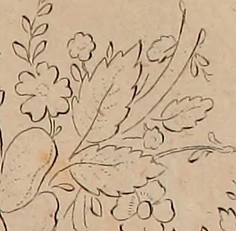 An illustration from Zeichen- Mahler- und Stickerbuch zur Selbstbelehrung für Damen, welche sich mit diesen Künsten beschäftigen, 1795, leaf 78