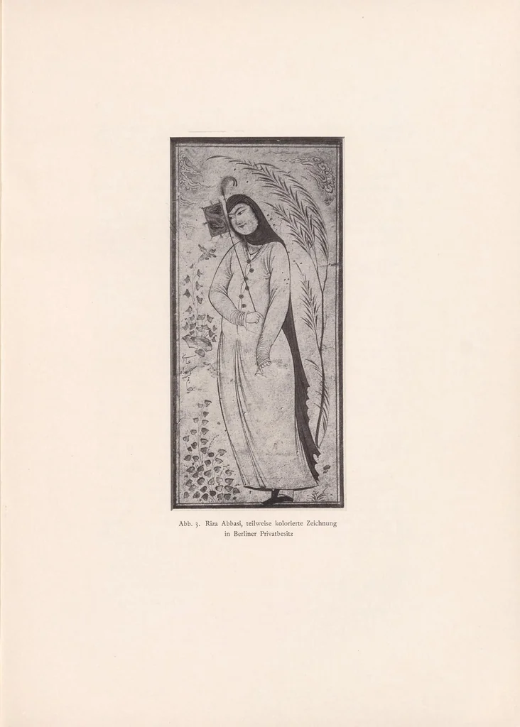 An illustration from Zeichnungen von Riza Abbasi .., 1914, leaf 28