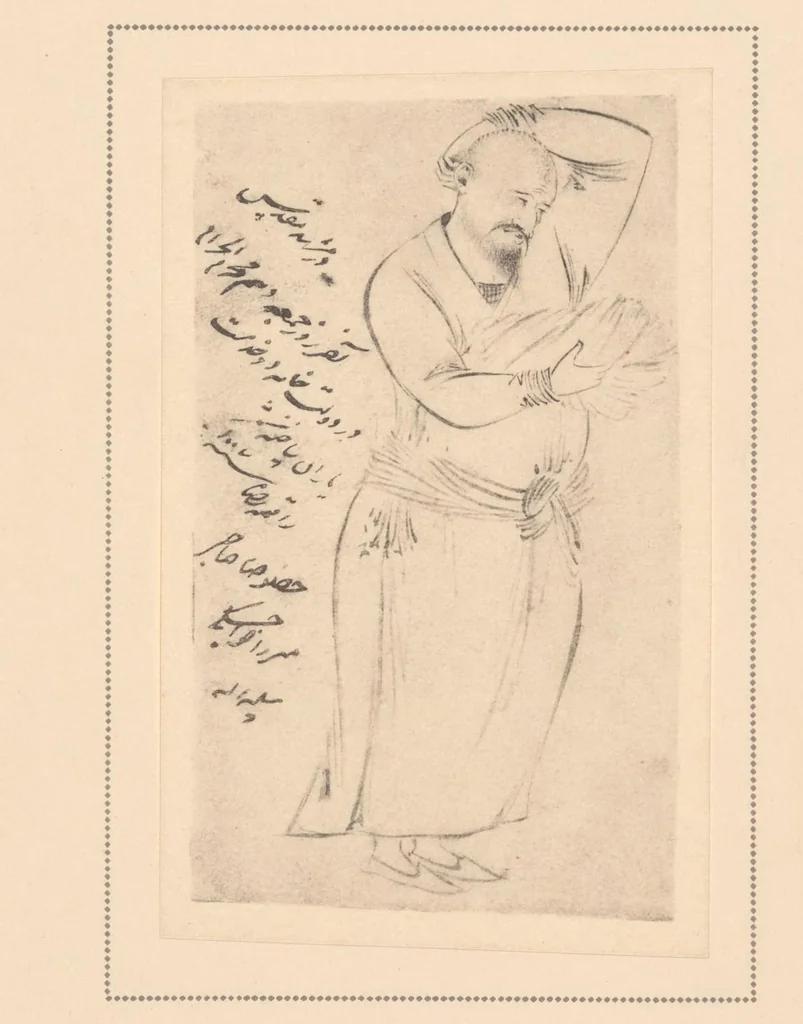 An illustration from Zeichnungen von Riza Abbasi .., 1914, leaf 98