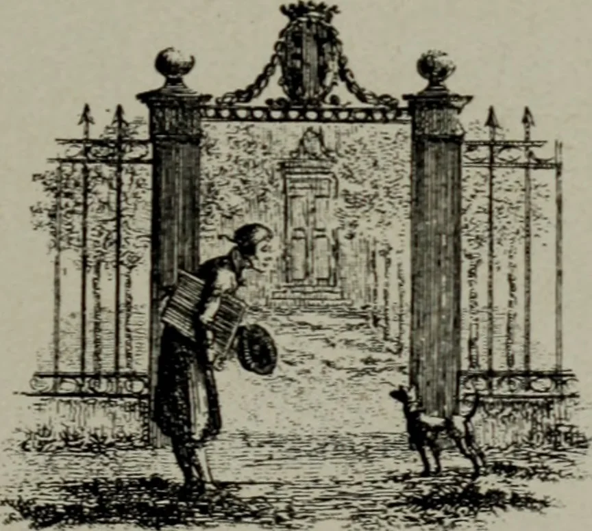 An illustration from Zeitgenossen Chodowieckis; lose Blätter schweizerischer Buchkunst, 1921, leaf 20
