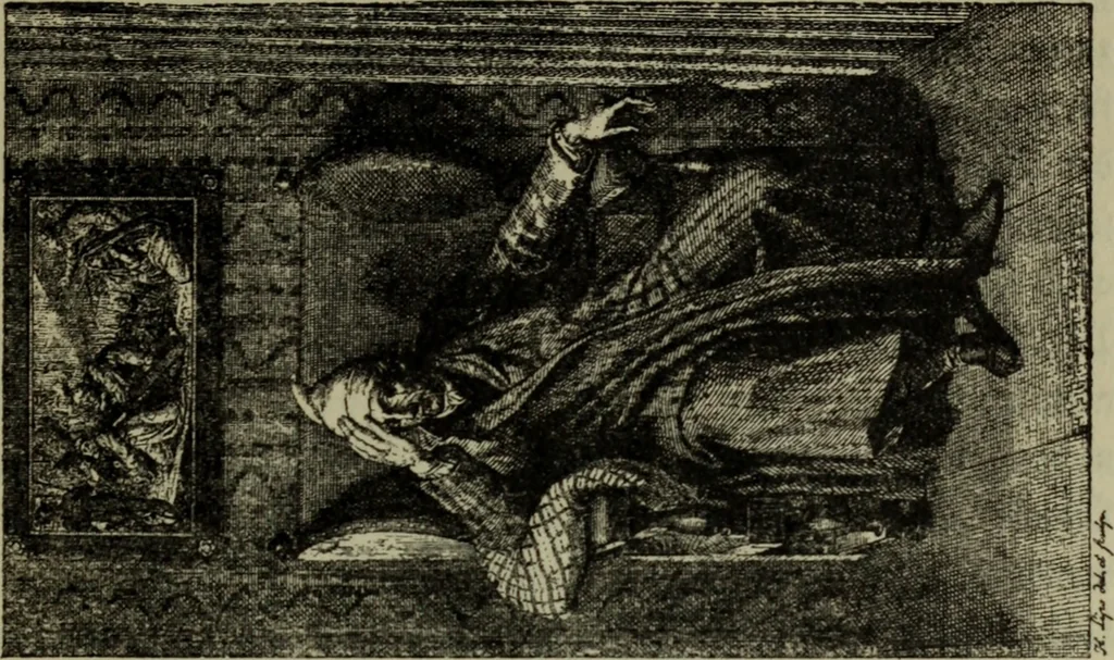 An illustration from Zeitgenossen Chodowieckis; lose Blätter schweizerischer Buchkunst, 1921, leaf 26