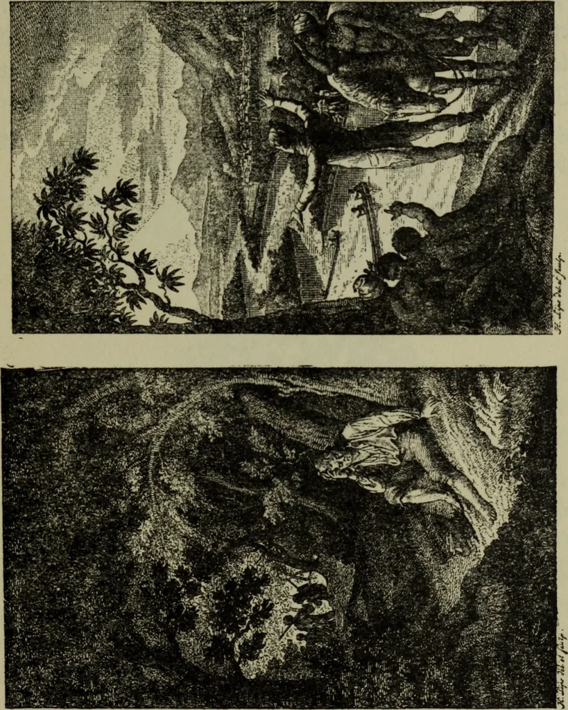 An illustration from Zeitgenossen Chodowieckis; lose Blätter schweizerischer Buchkunst, 1921, leaf 30
