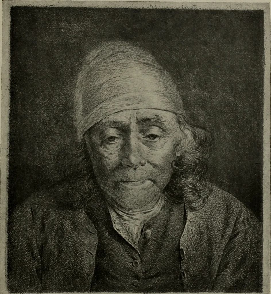An illustration from Zeitgenossen Chodowieckis; lose Blätter schweizerischer Buchkunst, 1921, leaf 40