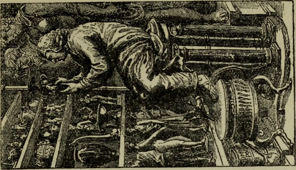 An illustration from Zeitgenossen Chodowieckis; lose Blätter schweizerischer Buchkunst, 1921, leaf 58