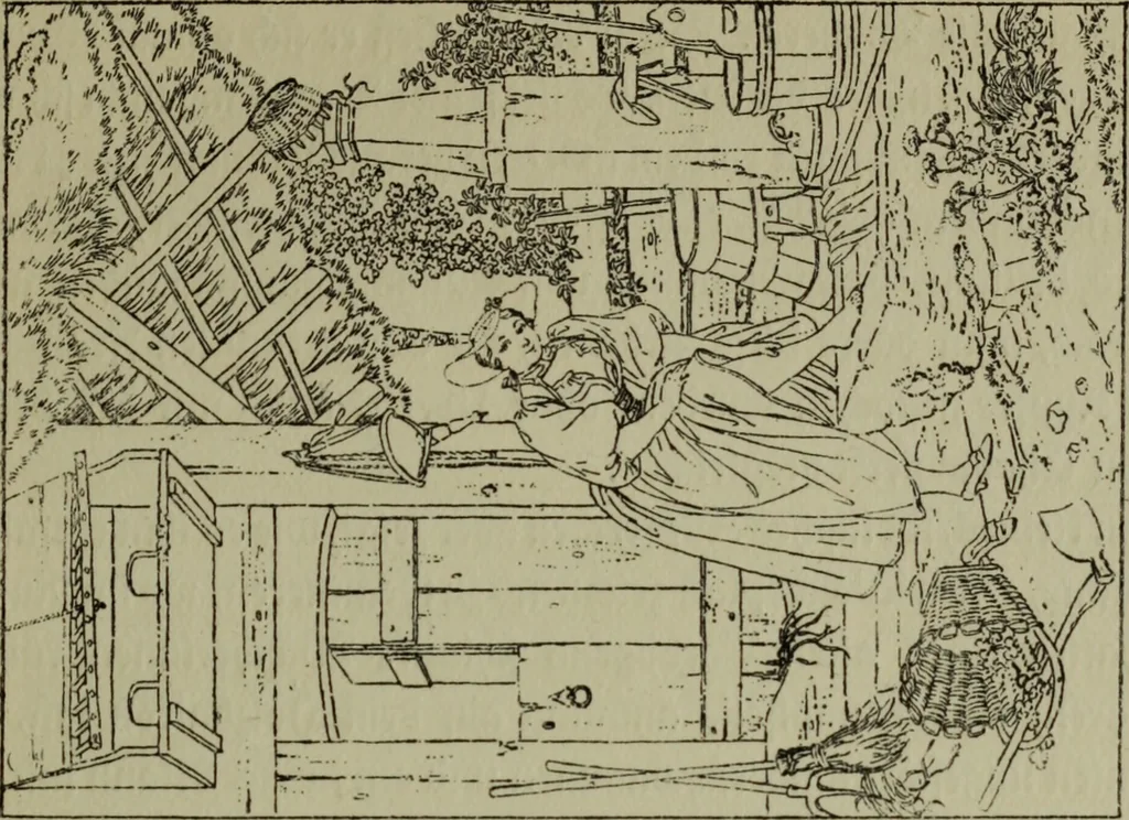 An illustration from Zeitgenossen Chodowieckis; lose Blätter schweizerischer Buchkunst, 1921, leaf 68