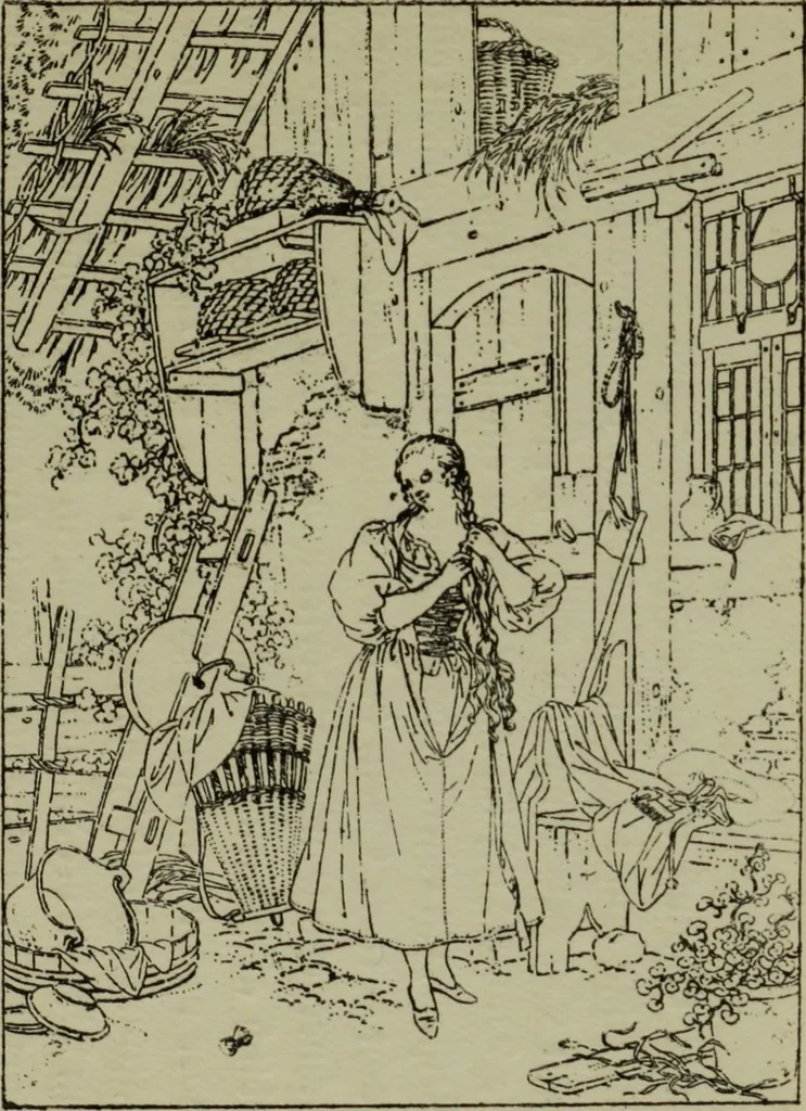 An illustration from Zeitgenossen Chodowieckis; lose Blätter schweizerischer Buchkunst, 1921, leaf 68