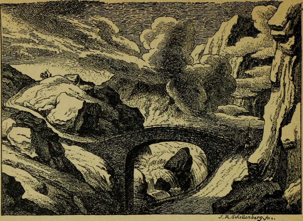 An illustration from Zeitgenossen Chodowieckis; lose Blätter schweizerischer Buchkunst, 1921, leaf 79