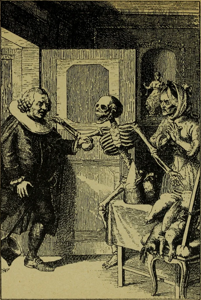 An illustration from Zeitgenossen Chodowieckis; lose Blätter schweizerischer Buchkunst, 1921, leaf 83