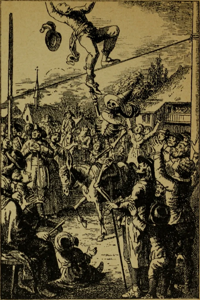 An illustration from Zeitgenossen Chodowieckis; lose Blätter schweizerischer Buchkunst, 1921, leaf 84