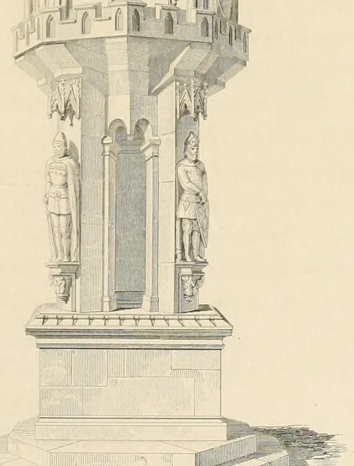 An illustration from Zeitschrift für christliche Archäologie und Kunst, 1856, leaf 161