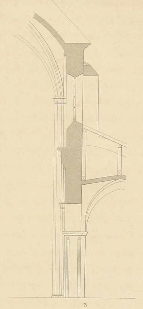 An illustration from Zeitschrift für christliche Archäologie und Kunst, 1856, leaf 227