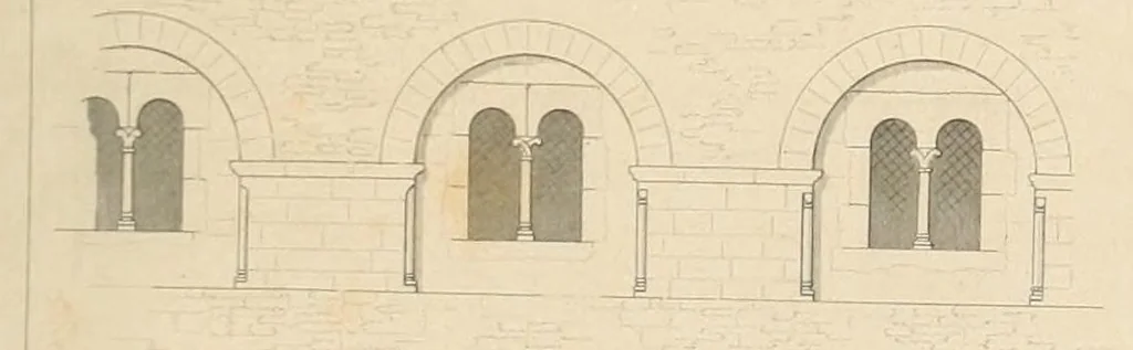 An illustration from Zeitschrift für christliche Archäologie und Kunst, 1856, leaf 283