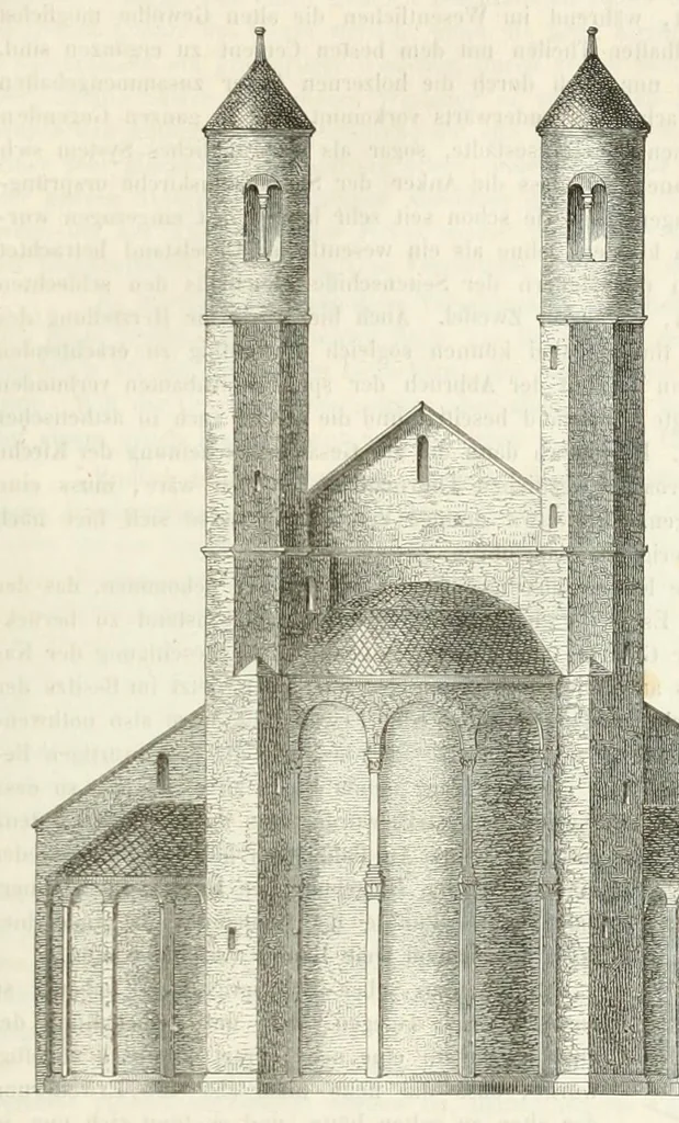 An illustration from Zeitschrift für christliche Archäologie und Kunst, 1856, leaf 311