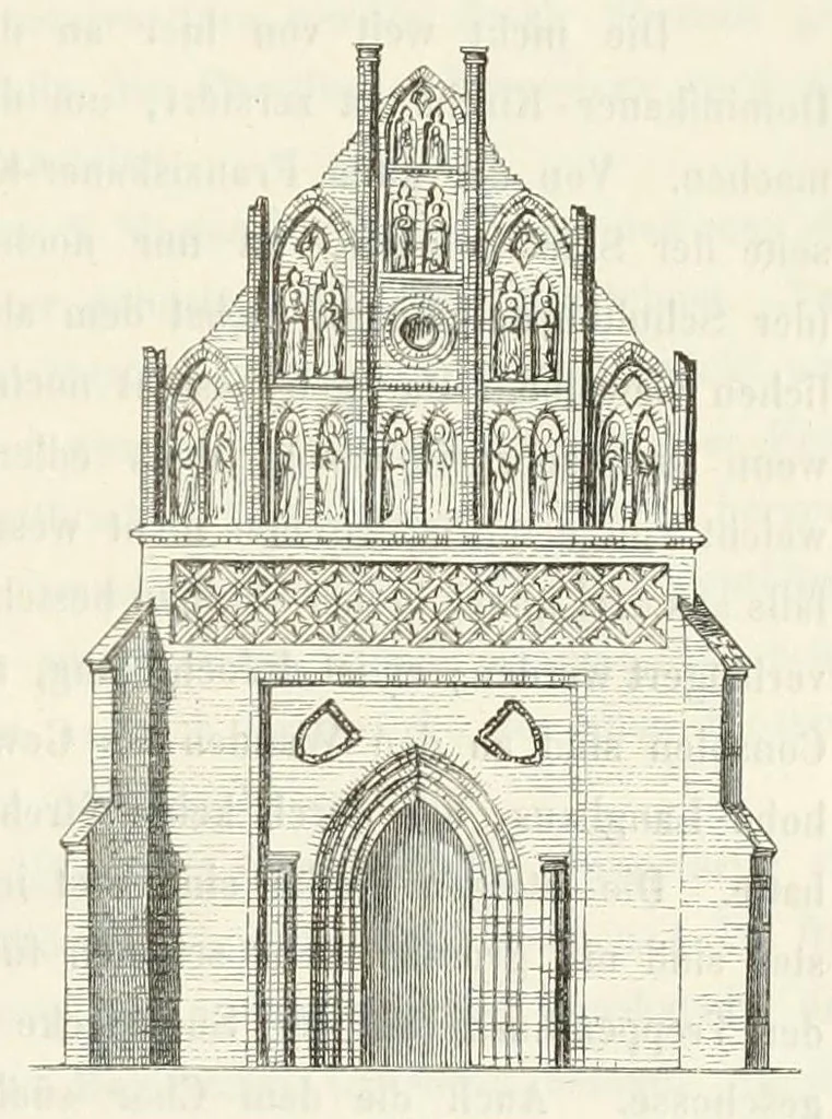 An illustration from Zeitschrift für christliche Archäologie und Kunst, 1856, leaf 335
